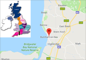 Burnham-on-Sea Location